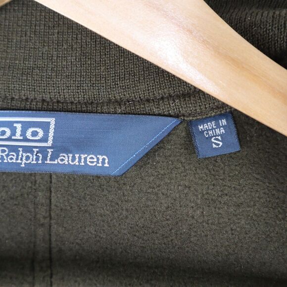 Vintage NWT Polo Ralph Lauren Men's Small Brown Suede Leather Bomber Jacket NEW - Picture 12 of 16